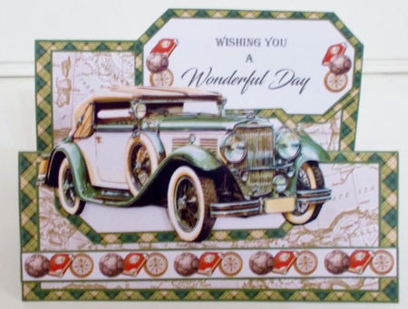 Double Tent Old car by Pam Stubley