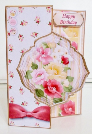 Pretty Posy - Offset Front Card Mini Kit by Pam Stubley