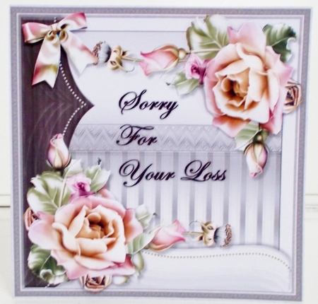 Sympathy Roses  3 Sorry For Your Loss by Pam Stubley