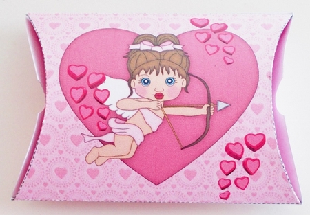 VALENTINES DAY - PILLOW BOX PB 1 by Pam Stubley