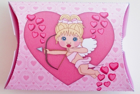 VALENTINES DAY - PILLOW BOX PB 2 by Pam Stubley