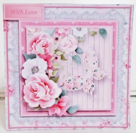 Roses and Butterfly - Layered Card Mini Kit by Pam Stubley