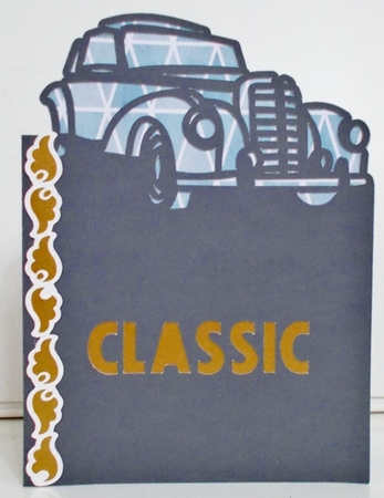 VINTAGE CAR OVER THE TOP 2 by Pam Stubley