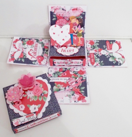 Sealed with a Kiss Exploding Box Surprise Kit. by Pam Stubley