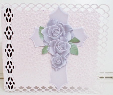 Cross & Roses 1 by Pam Stubley