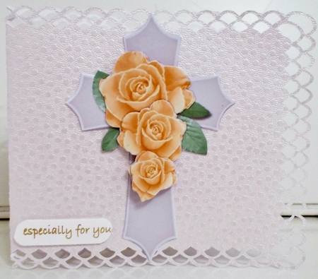 Cross & Roses 6 by Pam Stubley
