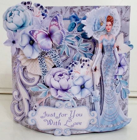 Simply Elegant 1 Double Bowed Front Card Kit by Pam Stubley