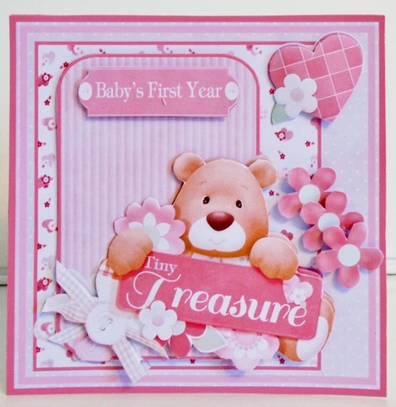 baby teddy bear first birthday by Pam Stubley
