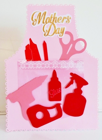 Crafting Goodies Apron Card, All formats by Pam Stubley