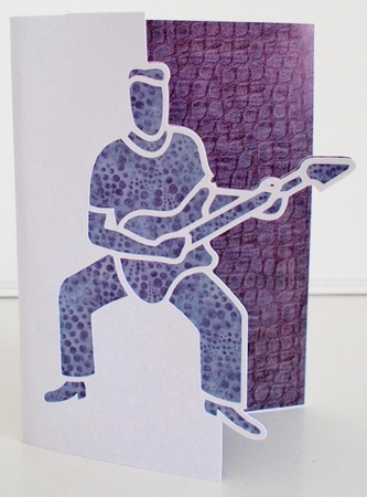 OVER THE EDGE GUITAR PLAYER by Pam Stubley