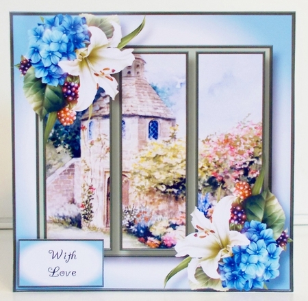 Scenic Trio - Dovecote 8x8 by Pam Stubley