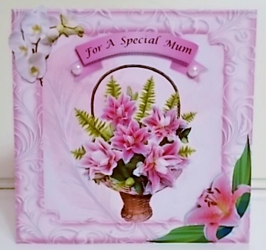 Basket of Stargazer Lilies - Mothers Day by Pam Stubley