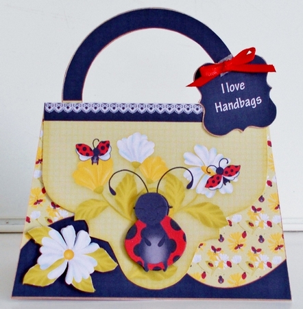 Trendy Lady Bug Handbag Mini Kit-3 by Pam Stubley