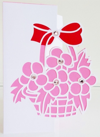 OVER THE EDGE FLOWER BASKET 3 by Pam Stubley