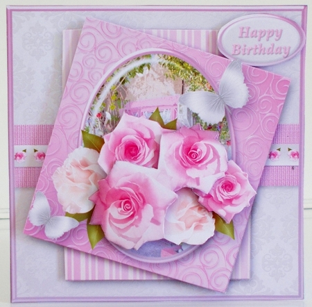 Rose Posy - Layered Card Mini Kit by Pam Stubley