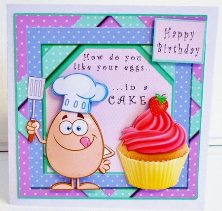 How Do You Like Your Eggs - Decoupage by Pam Stubley