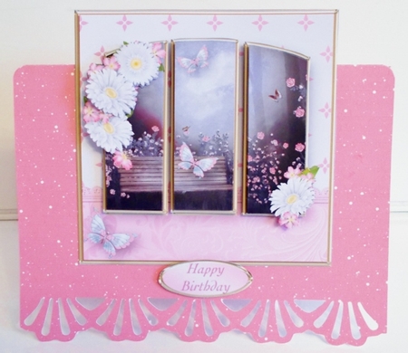 Garden Bench - Panel Card Mini Kit by Pam Stubley