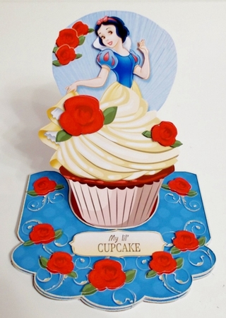Princess Cupcake Easel Card Kit-2 by Pam Stubley