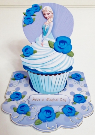 Princess Cupcake Easel Card Kit-4 by Pam Stubley