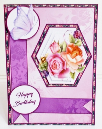 Hex English Roses by Pam Stubley