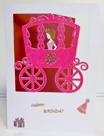 Princess Coach Card by Pam Stubley