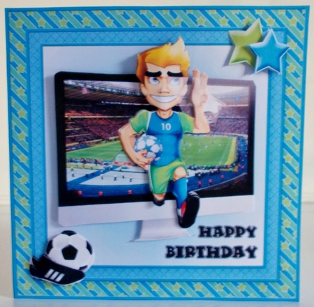 Jump Out Footie Player Mini Kit by Pam Stubley