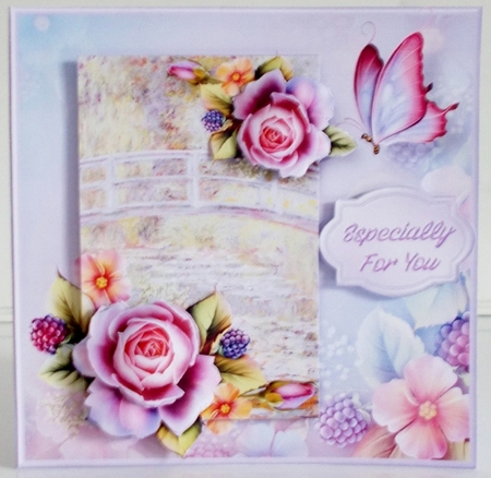 Woodland Stream - Decoupage Card Mini Kit by Pam Stubley