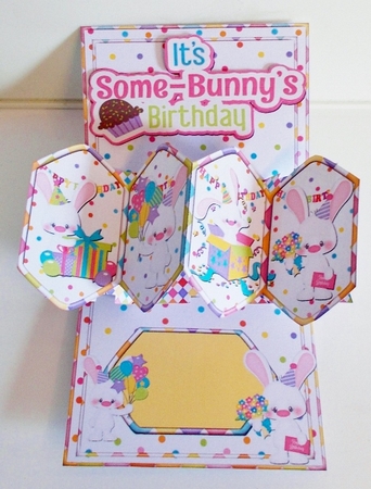 BIRTHDAY BUNNIES - TWIST AND POP CARD KIT by Pam Stubley