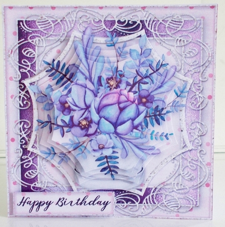 Happy Birthday flowers by Pam Stubley
