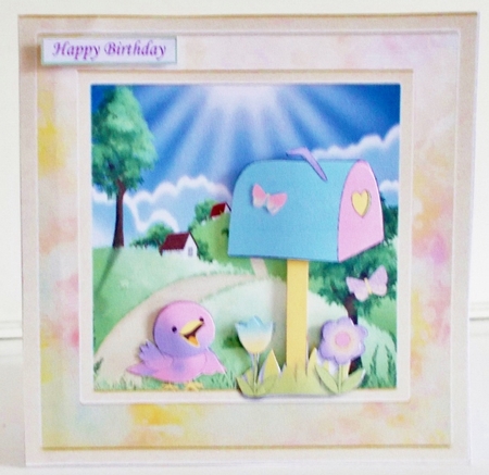 Post box greetings by Pam Stubley