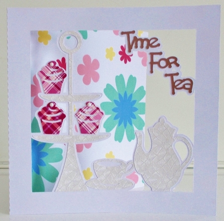 Time For Tea Card by Pam Stubley