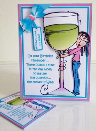 A question of wine mini kit by Pam Stubley