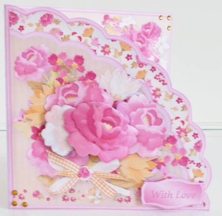 Rustic Posy - Shell Front Card Mini Kit by Pam Stubley