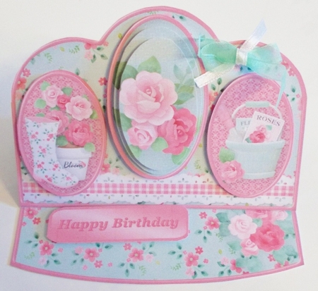 Garden Time - Triple Oval Easel Card Mini Kit by Pam Stubley