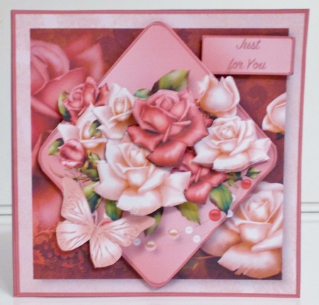 Beautiful Roses - Diamond Layer Card Mini Kit by Pam Stubley