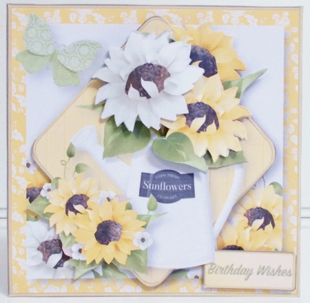 Sunflowers - Diamond Layer Card Mini Kit by Pam Stubley
