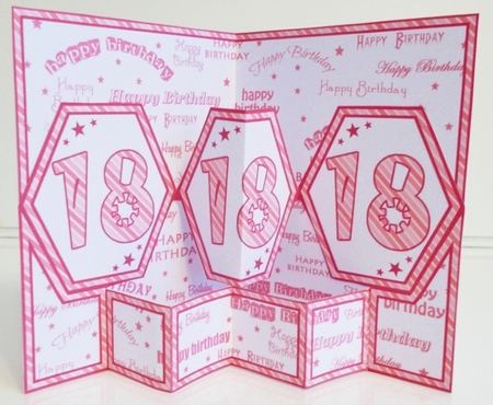 Hex 18 pink by Pam Stubley