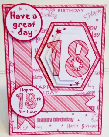 Hex 18 pink by Pam Stubley