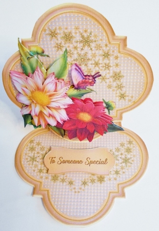 Dahlias Easel Card Kit by Pam Stubley