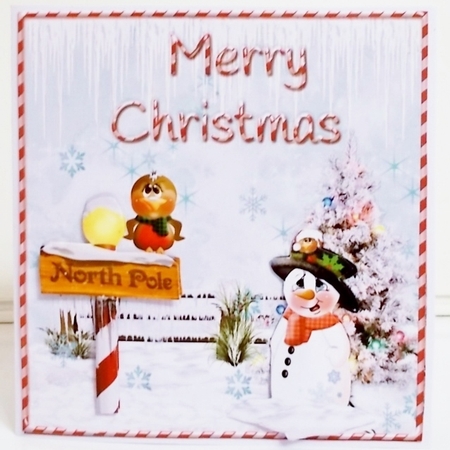 GETTING READY SANTA - TWIST AND POP CARD KIT by Pam Stubley