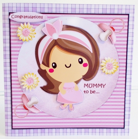 Mummy to be,, Baby Girl by Pam Stubley