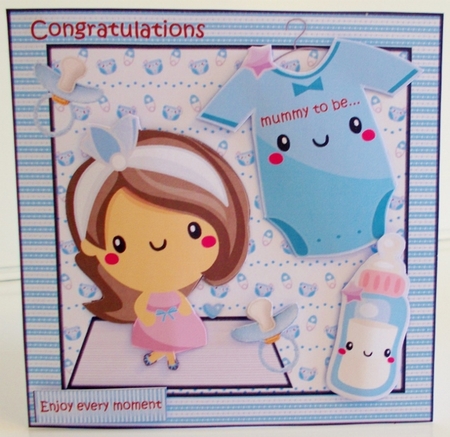 Mummy to be,, Baby BOY by Pam Stubley