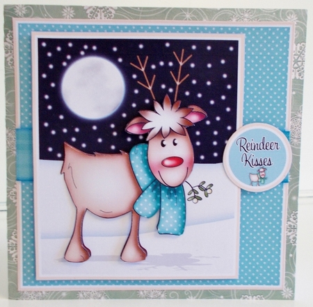 Rudy Reindeer Green Mini Kit by Pam Stubley