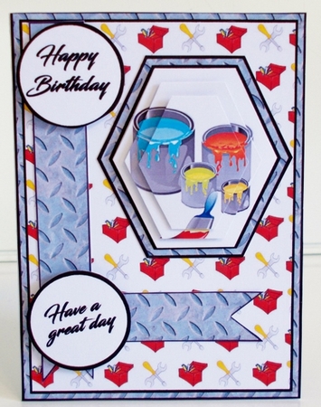 Hexagon DIY by Pam Stubley
