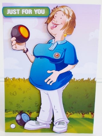 Lawn Bowls Lady 3 by Pam Stubley