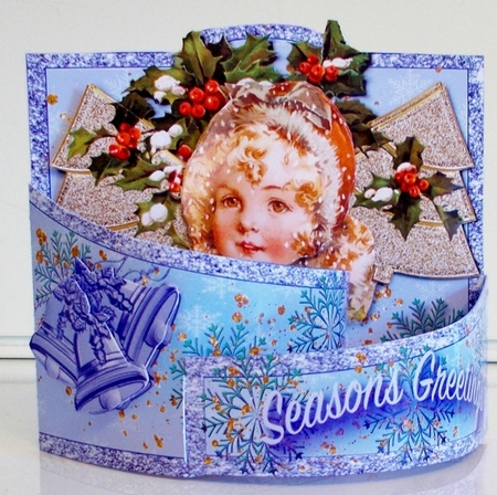 Christmas Bendy Card - 1 by Pam Stubley