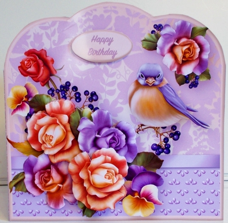 Little Birdie - Scallop Top Card Mini Kit by Pam Stubley