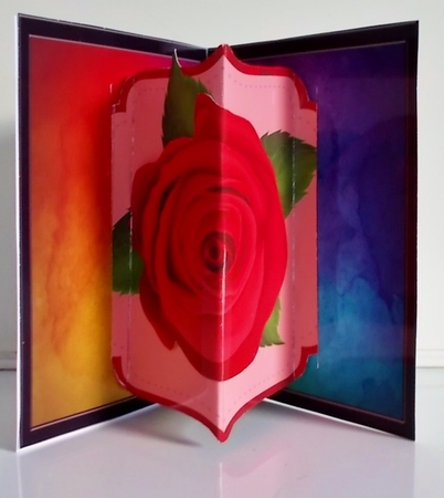 Rose 3D Pop Out by Pam Stubley