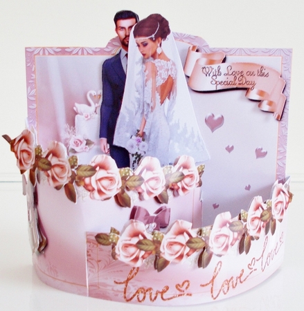Wedding Bendy Card - 2 by Pam Stubley