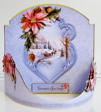 Christmas Scene Bowed Mini Page Kit by Pam Stubley
